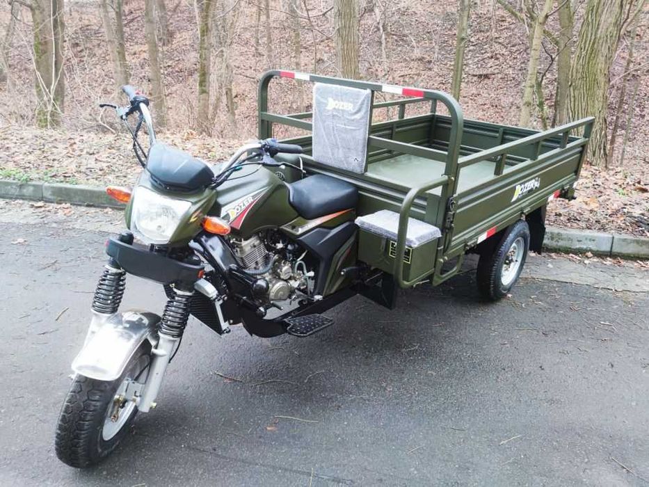 Трицикл бензиновий 200 куб Дозер вантажний муравей Dozer без передплат