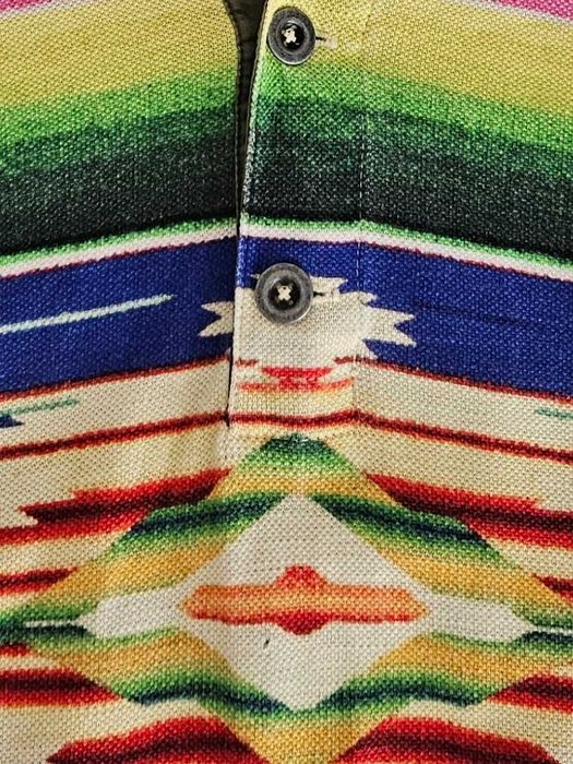 Kolorowa bluza z kapturem Polo Ralph Lauren, azteckie wzory