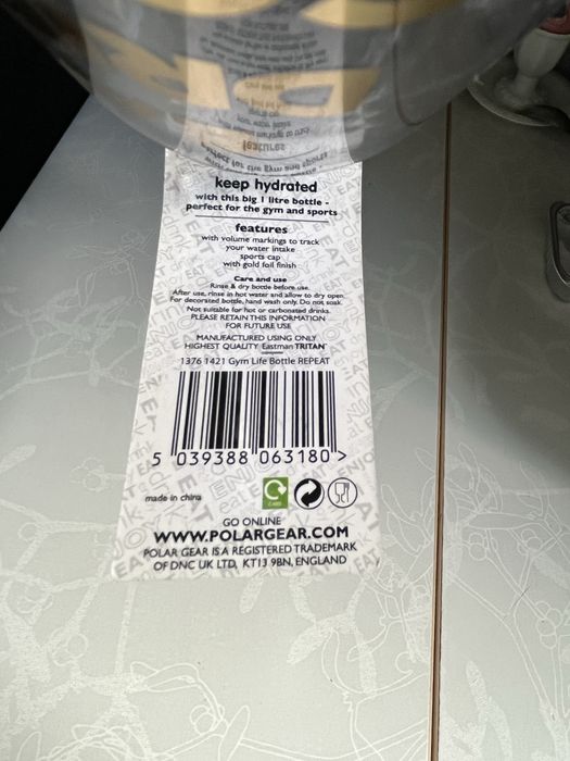 Nowa duża butelka bidon do napojów 1 l Polar Gear tkmaxx