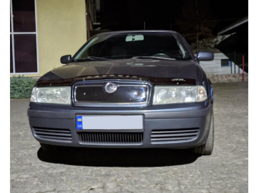 Skoda Octavia Tour Зимова решітка радіатора матова (верхня)Шкода