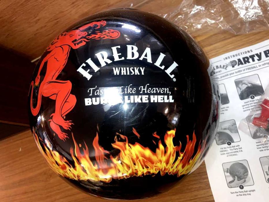 Kit Reclame Led Fire Ball + Disp. de Bebida