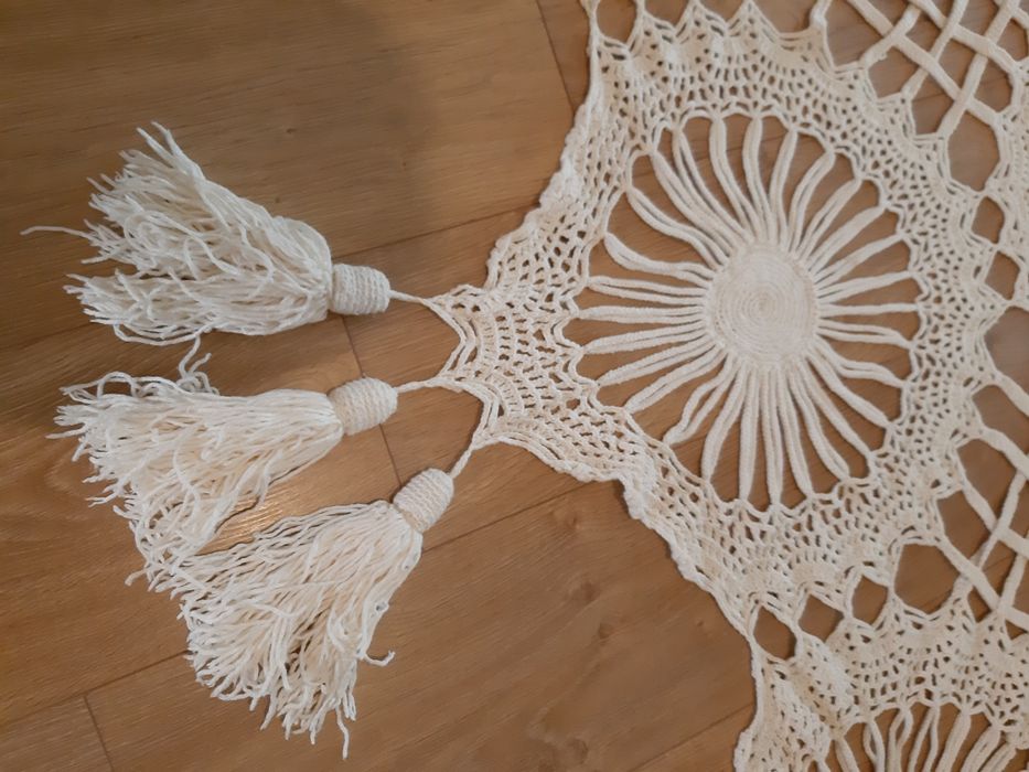 Toalha artesanal em crochet