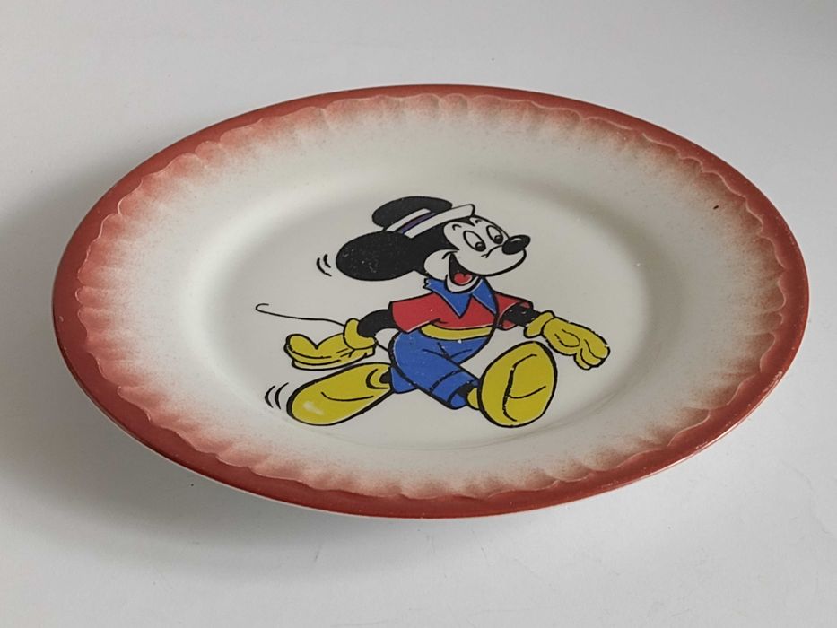 BOGUCICE - Stary talerzyk śniadaniowy Myszka Miki