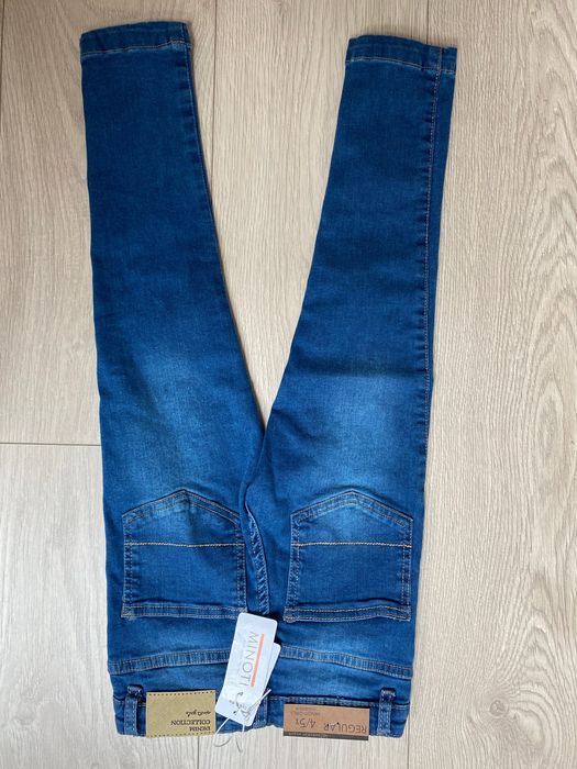 Spodnie jeansowe 5-10-15 Jeansy dziewczęce SKINNY r. 104/110
