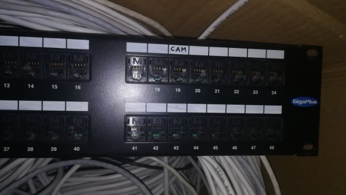 painel de patch cat 5e 48 portas com cabo64585959068803121