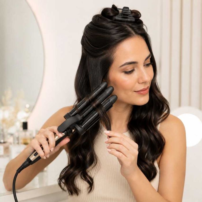 Modelador Profissional 5 em 1 de Cachos AirCombo Pro Styling