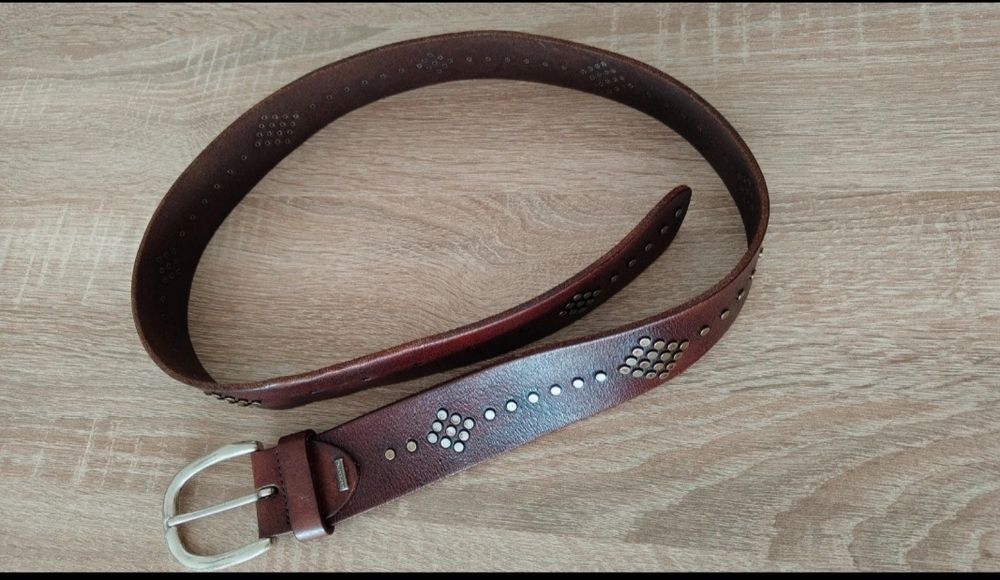 Pasek skórzany Depeche