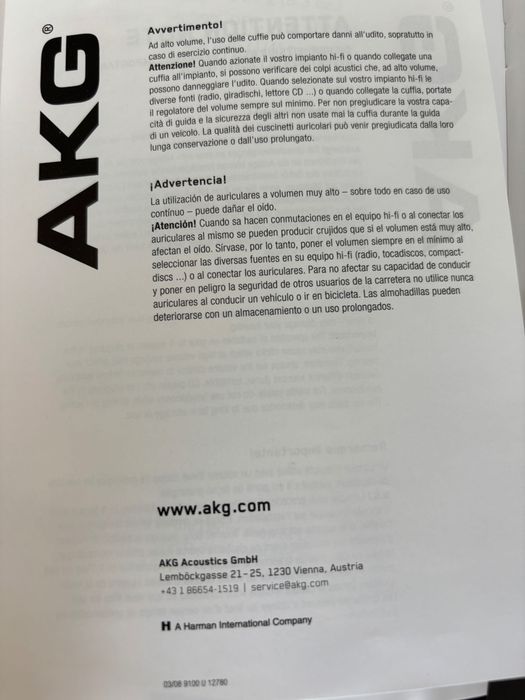 Słuchawki Audiofilskie AKG K701