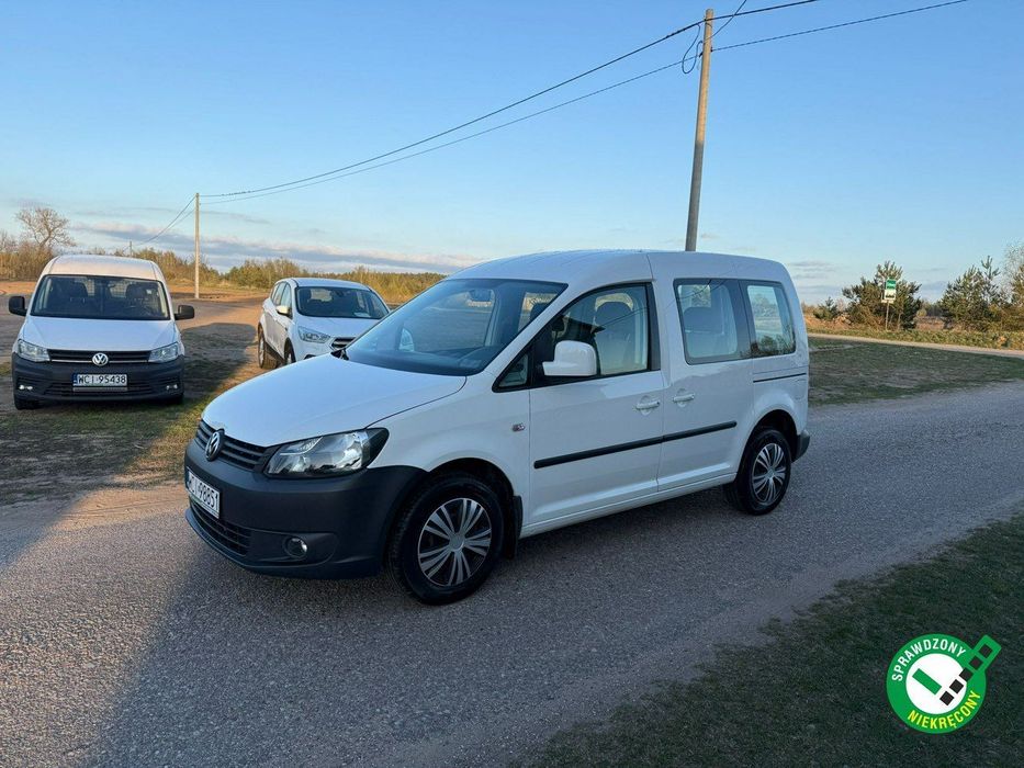 Volkswagen Caddy 2.0 MPI 109 KM /5 osobowy/ Nowa instalacja LPG/Zarejestrowany