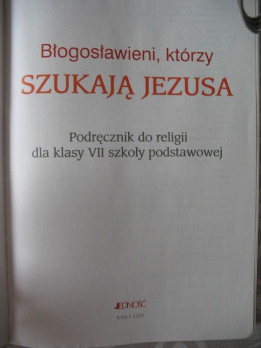 Błogosławieni, którzy szukają Jezusa Religia 7