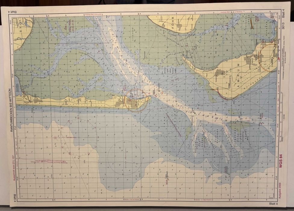 North Frisian Islands (2009) - Cartas Nauticas