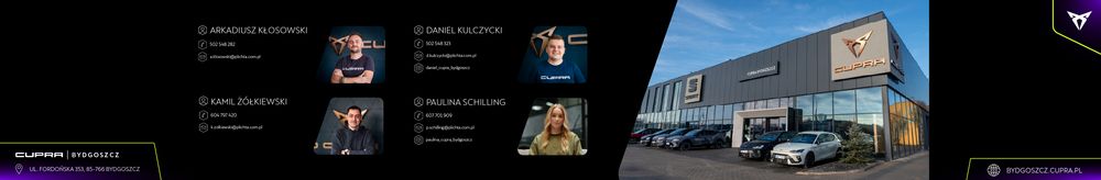 Plichta Cupra Bydgoszcz top banner