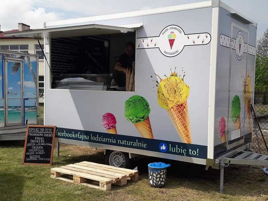 NOWA Przyczepa gastronomiczna - 2026r - 3,5m - "OD RĘKI"
