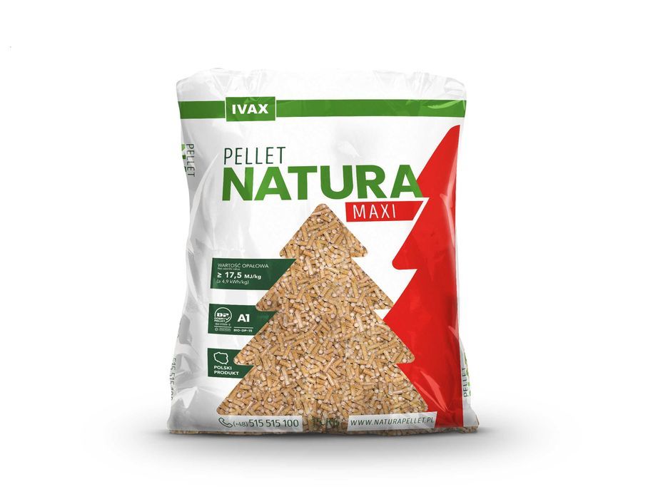 Pellet Natura pelet z trocin DARMOWA DOSTAWA certyfikat A1