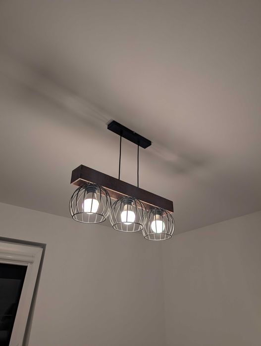 Lampa wisząca, 3 x 60 W, E27