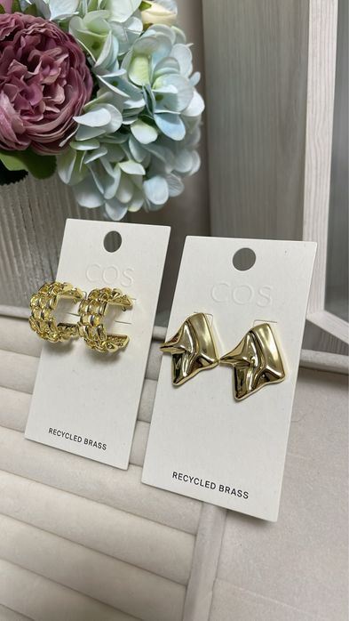 Сережки COS, золотисті