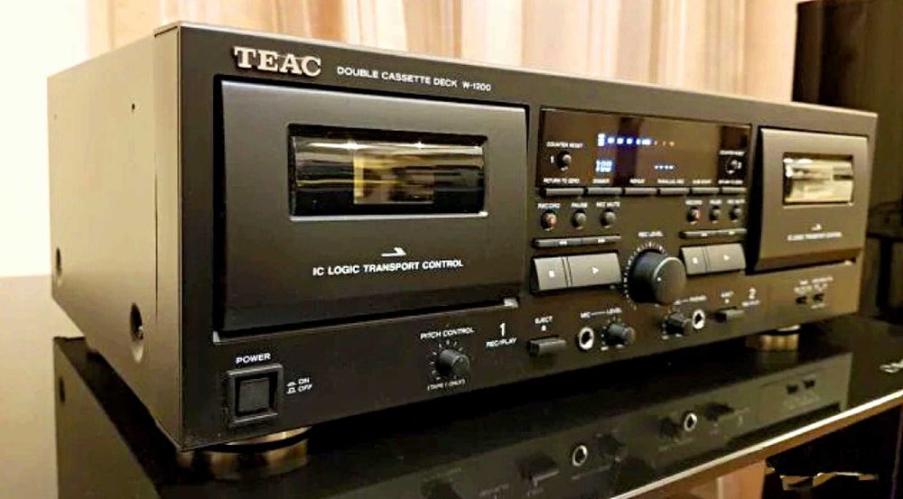 DECK DE CASSETES DUPLO TEAC W-1200 (NOVO)