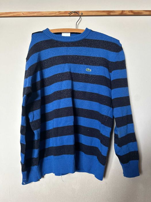 Elegancki sweter męski - LACOSTE - S/M - OKAZJA