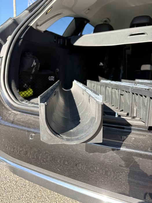 Canal platico sem grelha