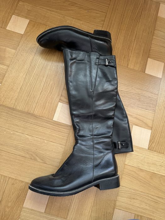 Сапожки єврозима шкіряні.