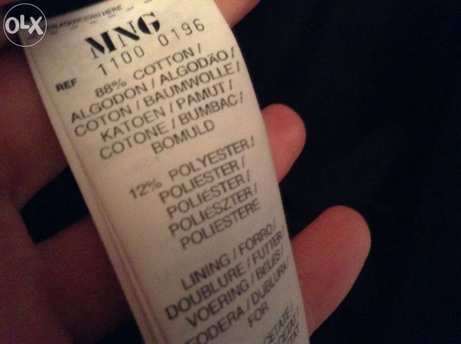 NOWY czarny płaszcz MANGO SUIT M