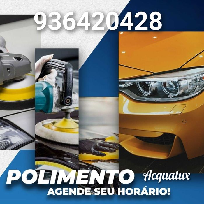 Polimento e revitalização de faróis e pintura