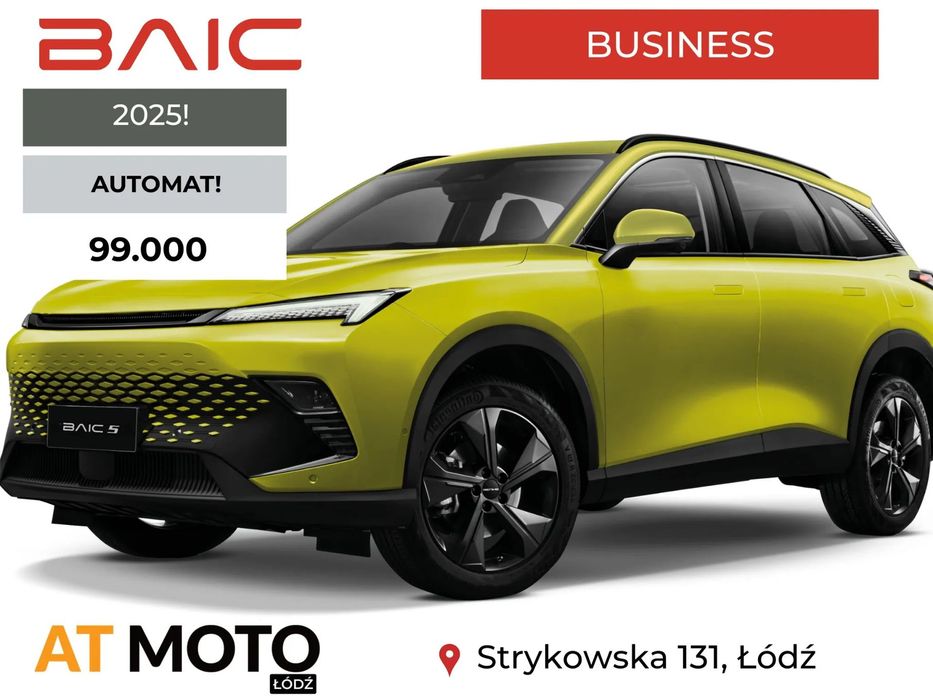 BAIC 5 Business! Od 99.900PLN! Automat!