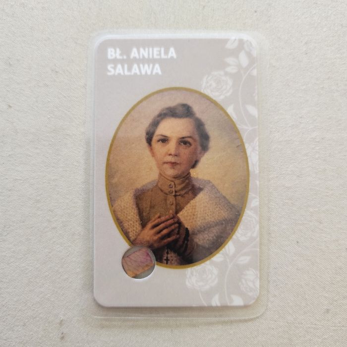 Aniela Salawa róza relikwia obrazek
