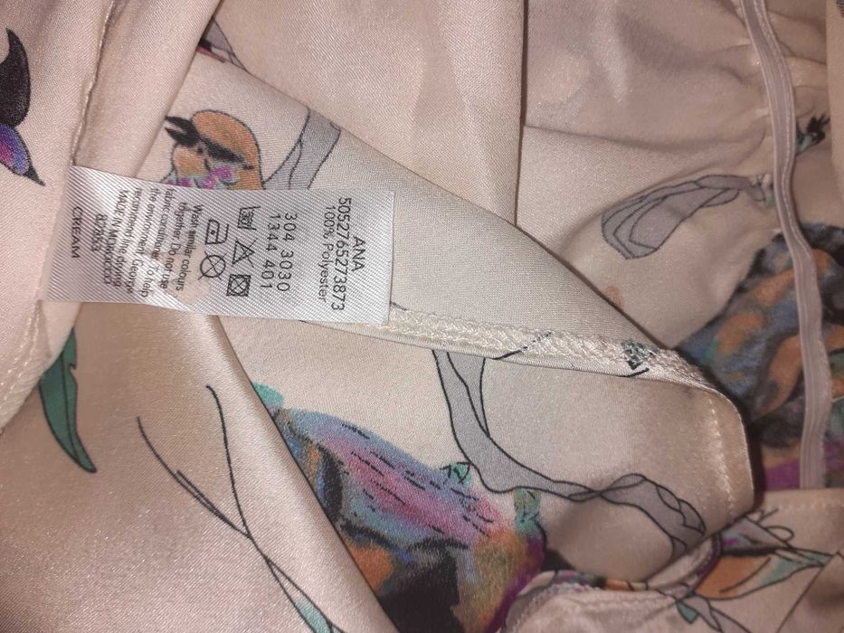 Bluzka nietoperz kimono 46 48 maskująca wyszczuplająca
