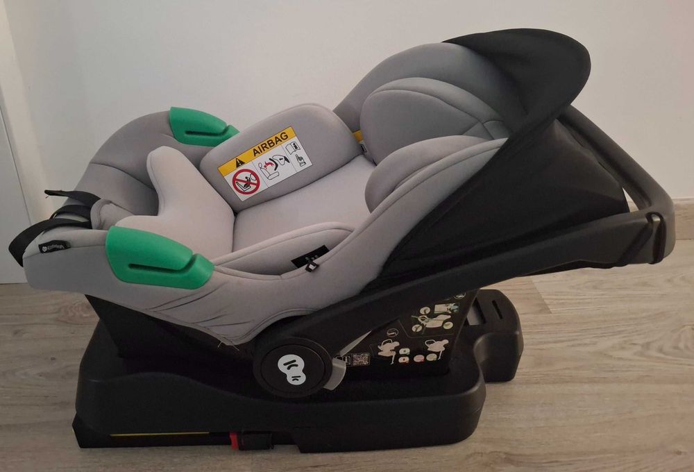 Conjunto Kinderkraft Carrinho-Ovo-Base Isofix