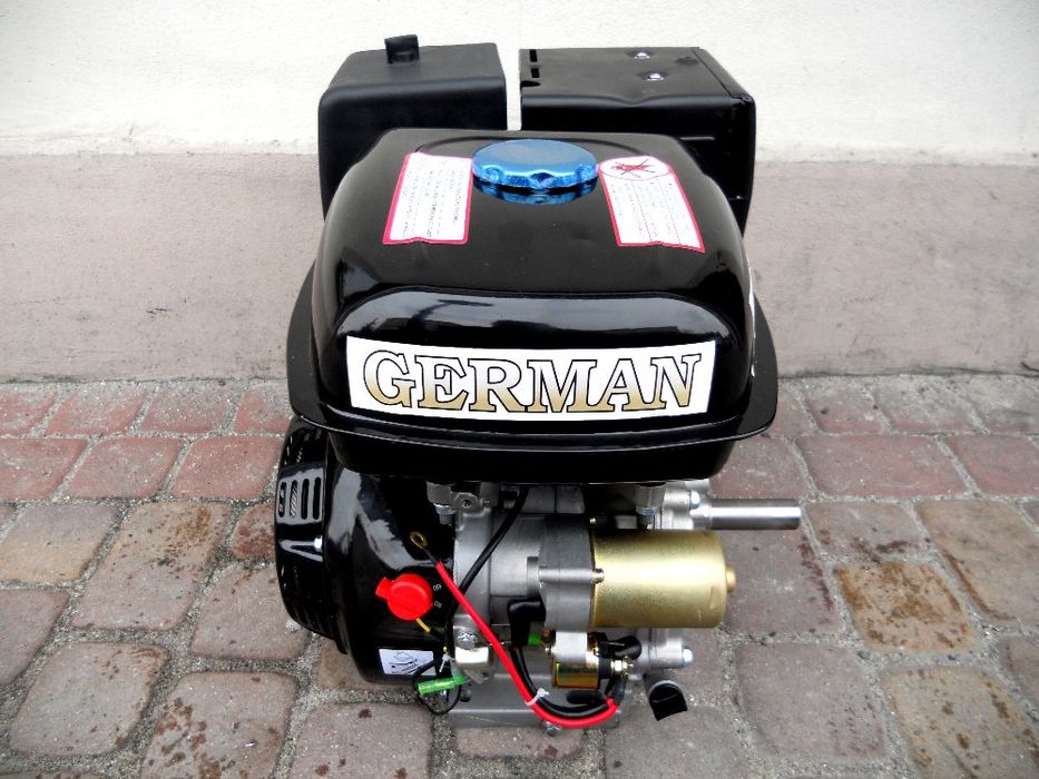 Silnik spalinowy GERMAN OHV 9KM z poziomym wałem !