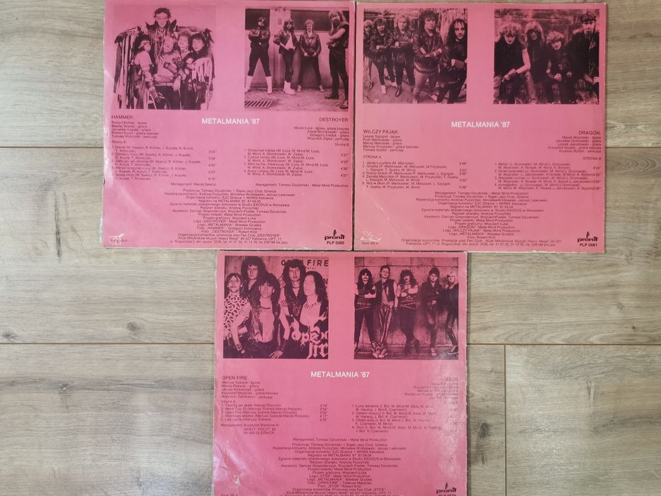 Komplet 3LP Metalmania '87 - Pronit (Hammer, Dragon, Open Fire i inni)