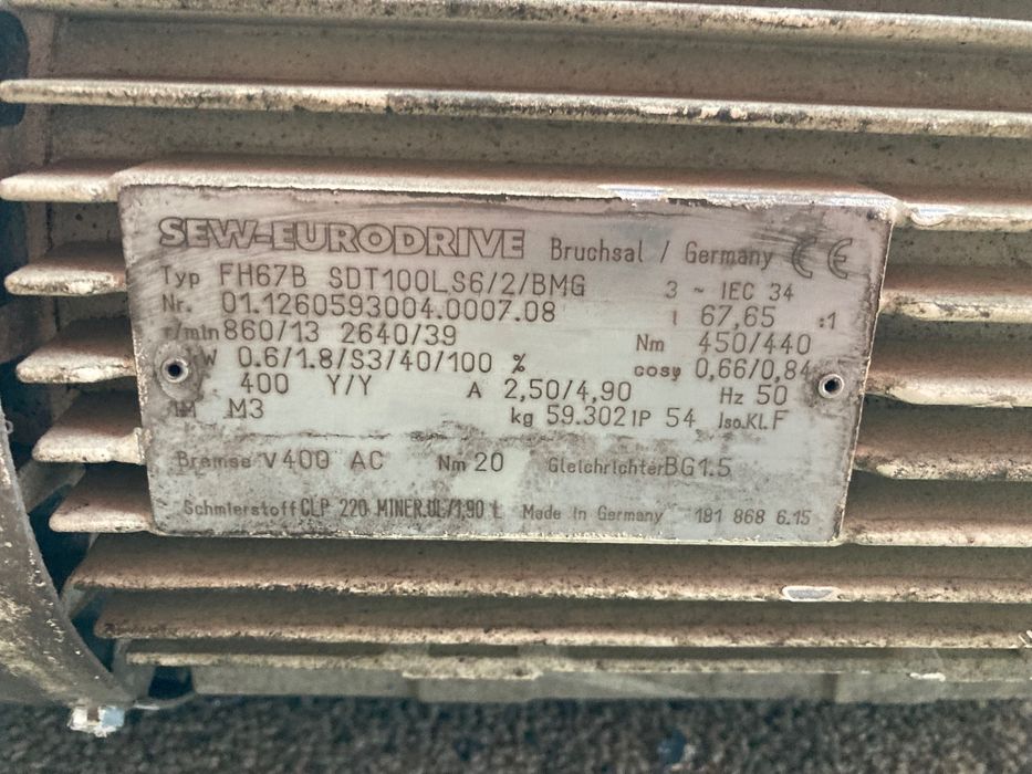 Motoreduktor obr 13-39 2kw SEW EURODRIVE