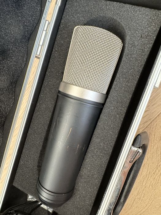 Mikrofon pojemnościowy t.bone SC-450 + walizka + zawieszenie