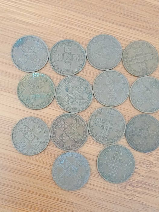 Conjunto de moedas de 50 centavos. Diversas datas (180 moedas)