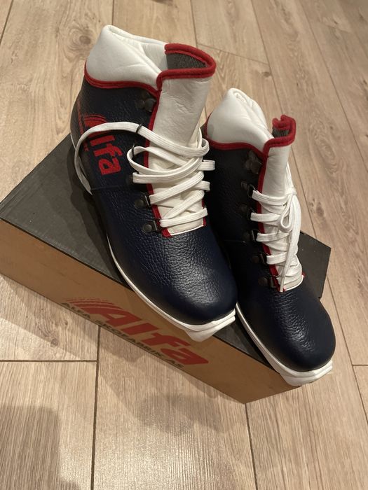 NOWE Buty SNS do nart biegowych ALFA skóra 40