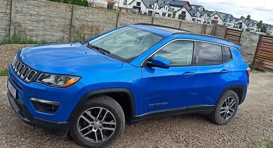 Jeep Compass JEEP COMPASS II automat, benz, 2018r panoramiczny szklany dach, blue