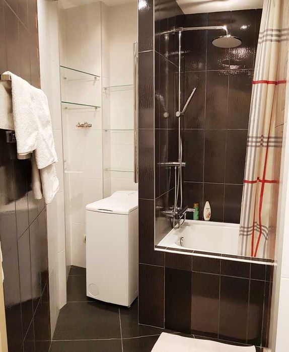 ЛЮКС в ЖК Мост Сити, вид на реку, 2к, ванна, центр. Новый дом. Балкон.