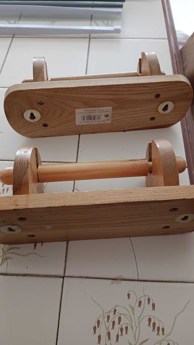 2 suportes de papel higiénico