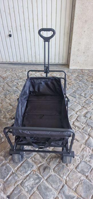 Carrinho de transporte dobrável todo o terreno que suporta até 150 kg