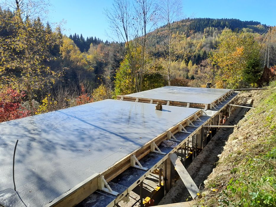 Żelbety, mury oporowe, płyty fundamentowe, baseny, stropy