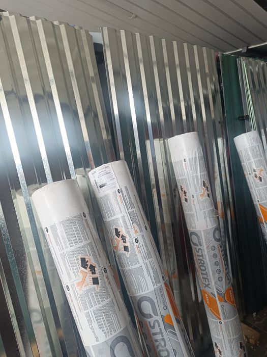 Профнастил цинк новый и некондиция наличие и выбор только у нас в мага