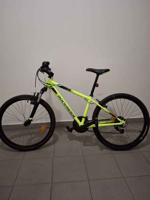 Bicicleta Rockrider Verde Criança