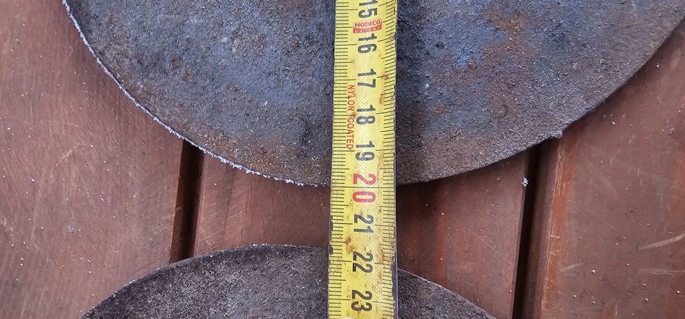 Blacha płyta żeliwna do pieca okrągła fi 200