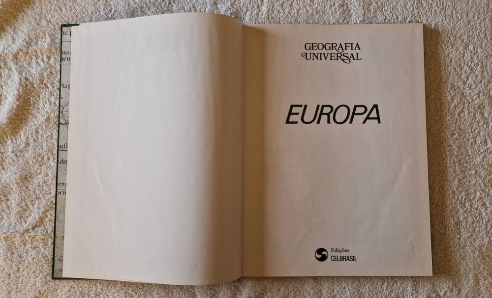 Livro Geografia Universal "Europa"