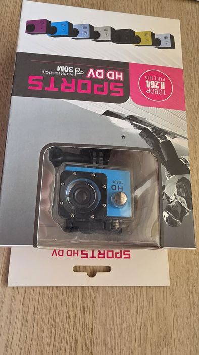 Action camera HD 30m agua resistente
