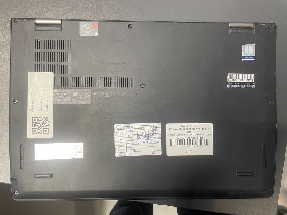 Трансформер Lenovo ThinkPad X1 Yoga (8Gb\256Gb-SSD)