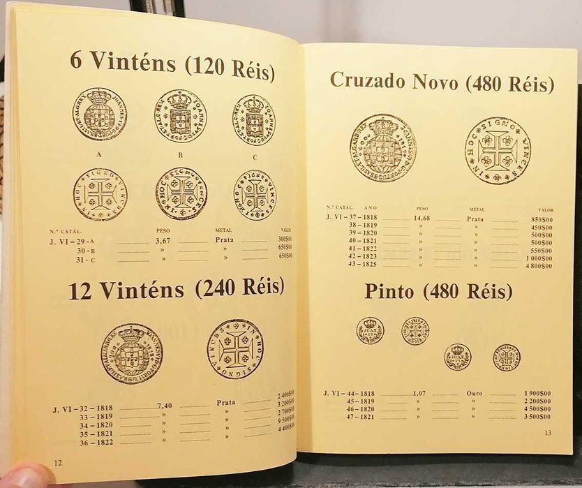 Catálogo de Numismática Preçário I, por Carlos António Lestro (1972)