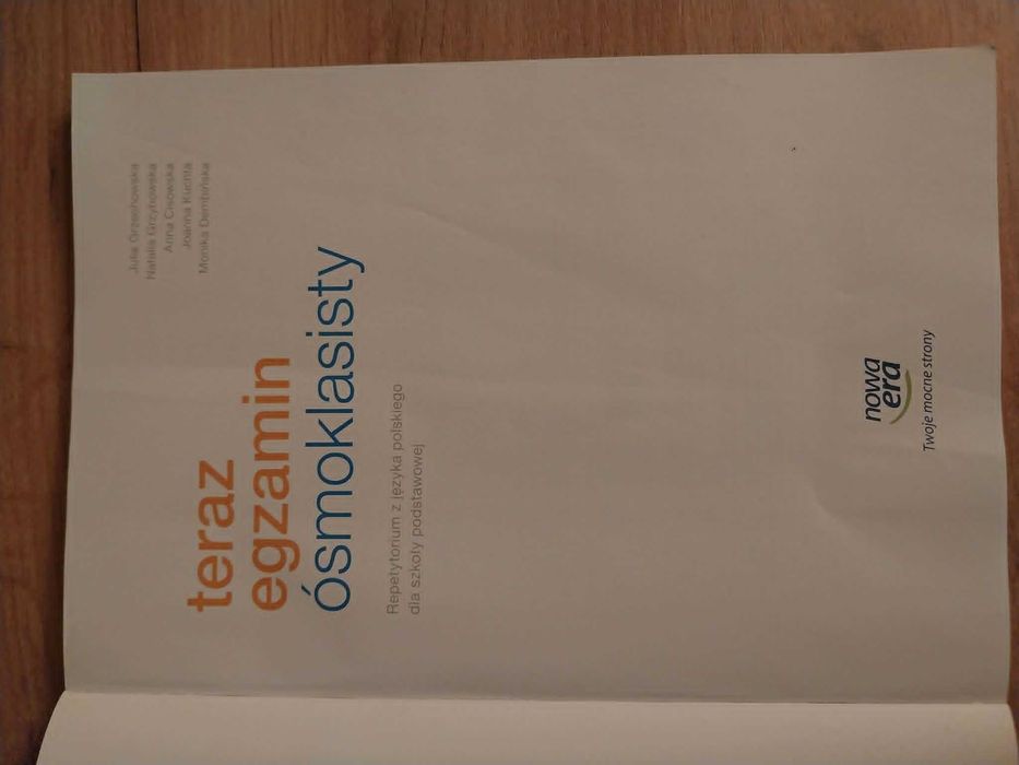 Teraz egzamin ósmoklasisty - język polski - repetytorium - Nowa Era