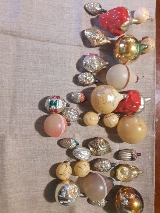 Елочные новогодние игрушки СССР